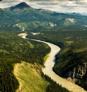 Nenana Rock Cut | Denali Air | Denali Flightseeing